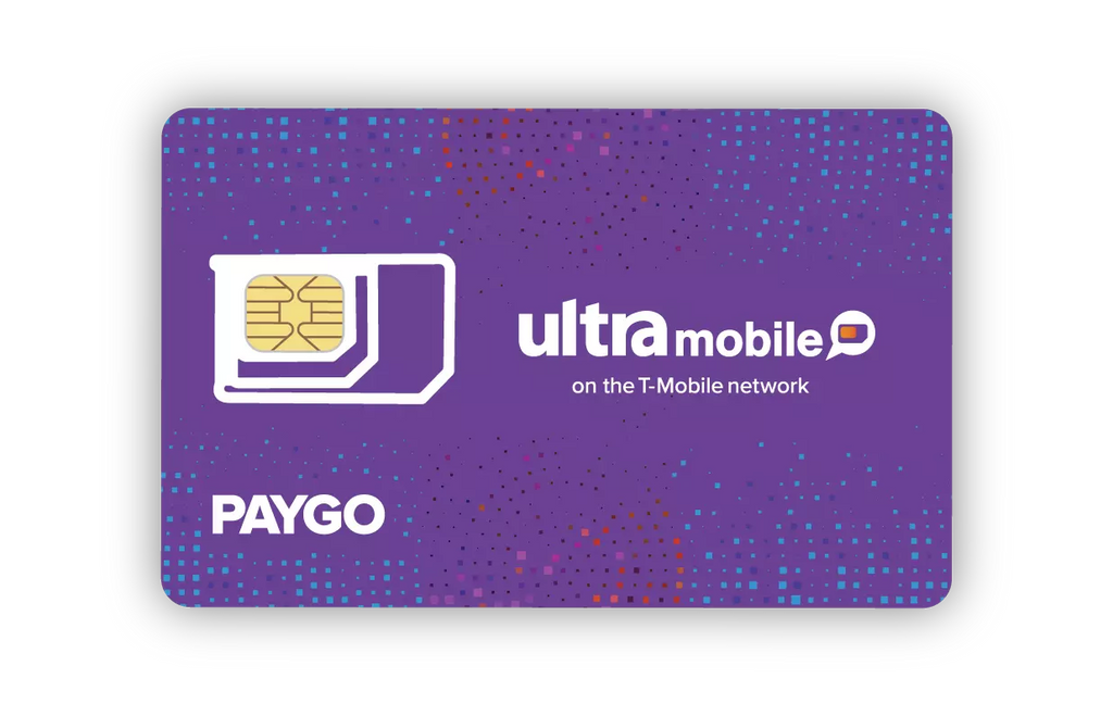 Ultra Mobile PayGo SIM Card